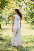 sale apron blouse cotton poplin image 0