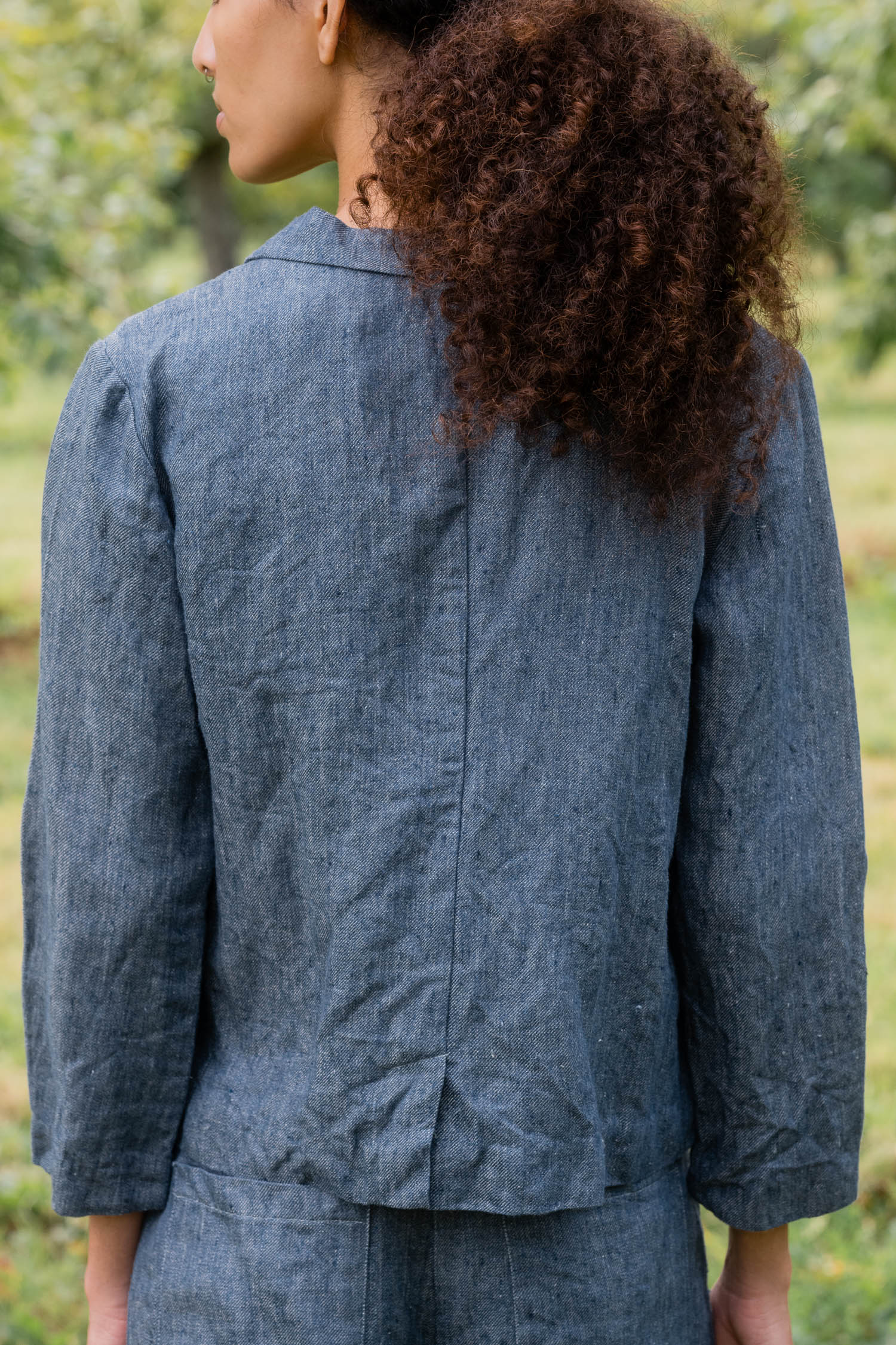 sale stanley jacket linen denim image 3