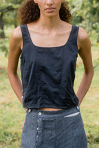corset top silk cotton satin image 4