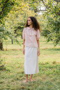 sale bias cut skirt short silk cotton satin image 0