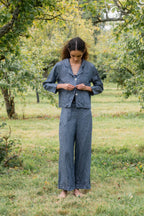 sale stanley jacket linen denim image 0