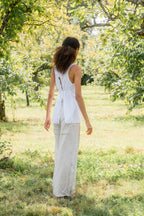 sale apron blouse cotton poplin image 2