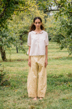 sale sweet blouse silk cotton satin image 0