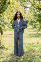 big stan jacket linen denim image 0
