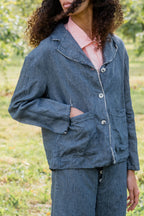 big stan jacket linen denim image 8