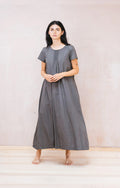 smock dress cotton poplin