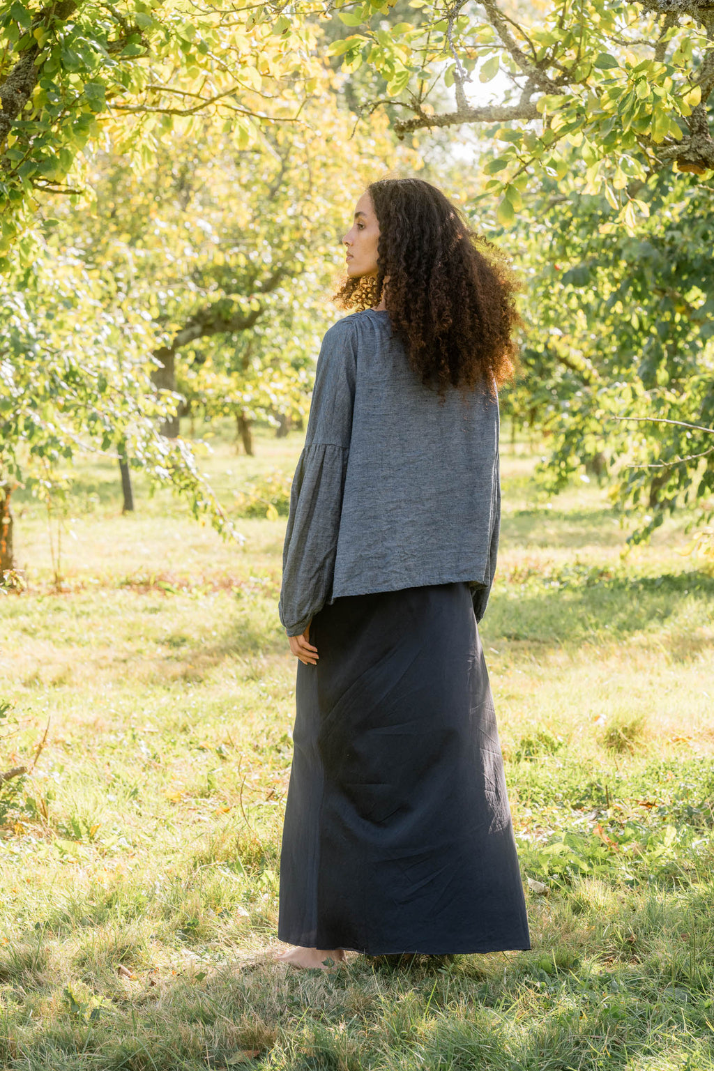 sale cloudy day jacket linen denim image 2