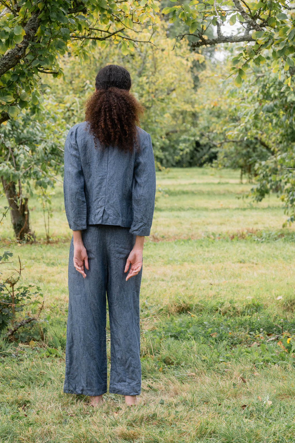 sale stanley jacket linen denim image 7