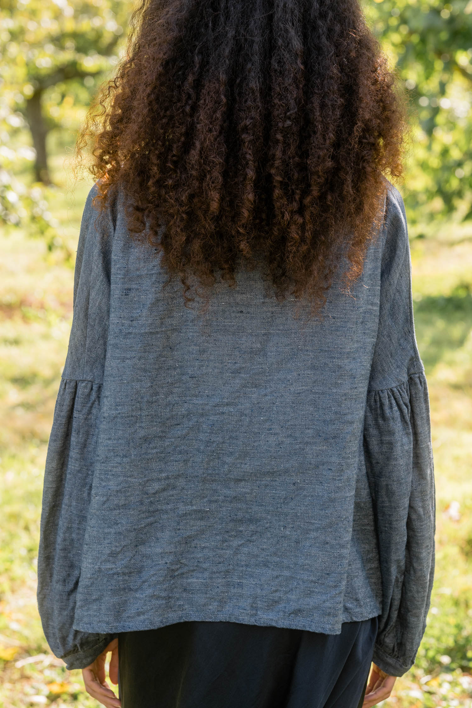 sale cloudy day jacket linen denim image 3