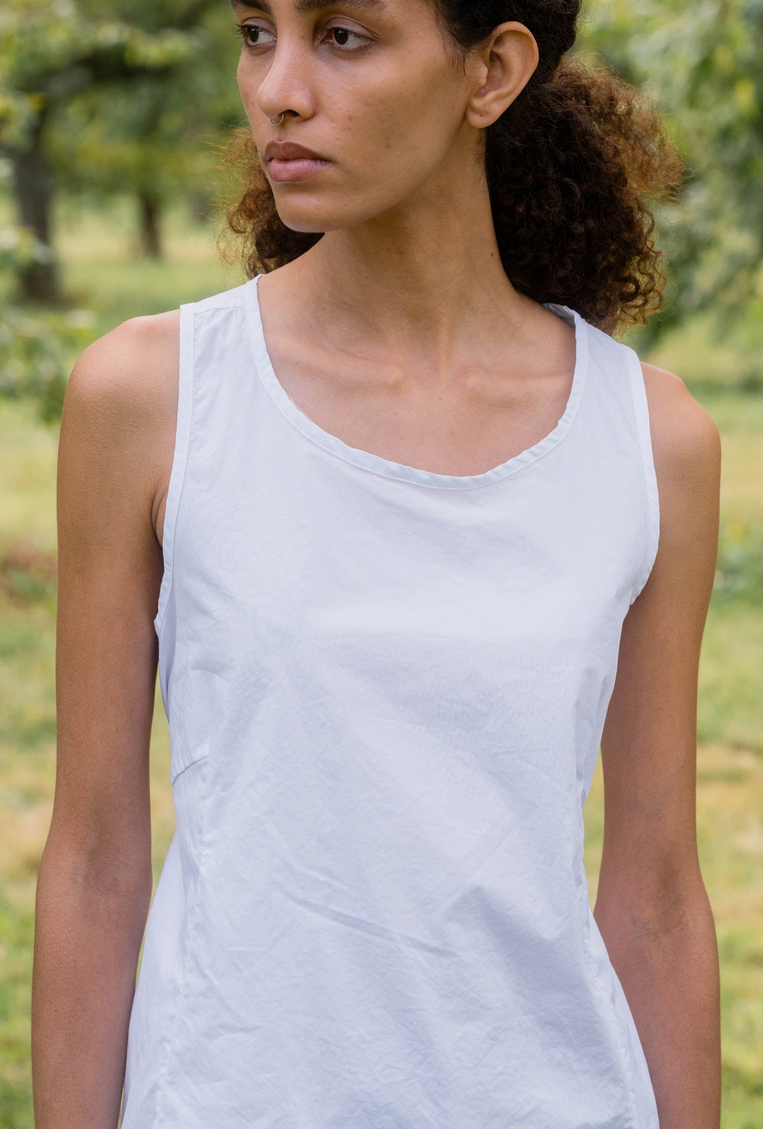sale apron blouse cotton poplin image 5
