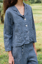sale stanley jacket linen denim image 4
