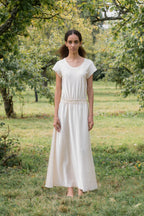 sale bias cut silk cotton satin dress image 0